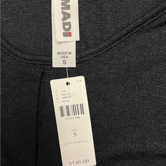 Amadi x Anthropologie - NWT Cross Wrap Sweater Knee Length Dress Sz S - Picture 7 of 8